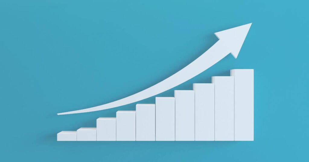 Sales Chart - Growth with Affiliate Marketing